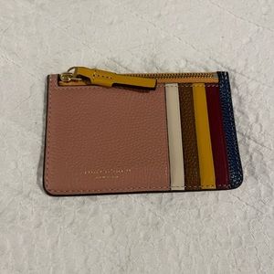 Tory Burch Zip Top Card Case
